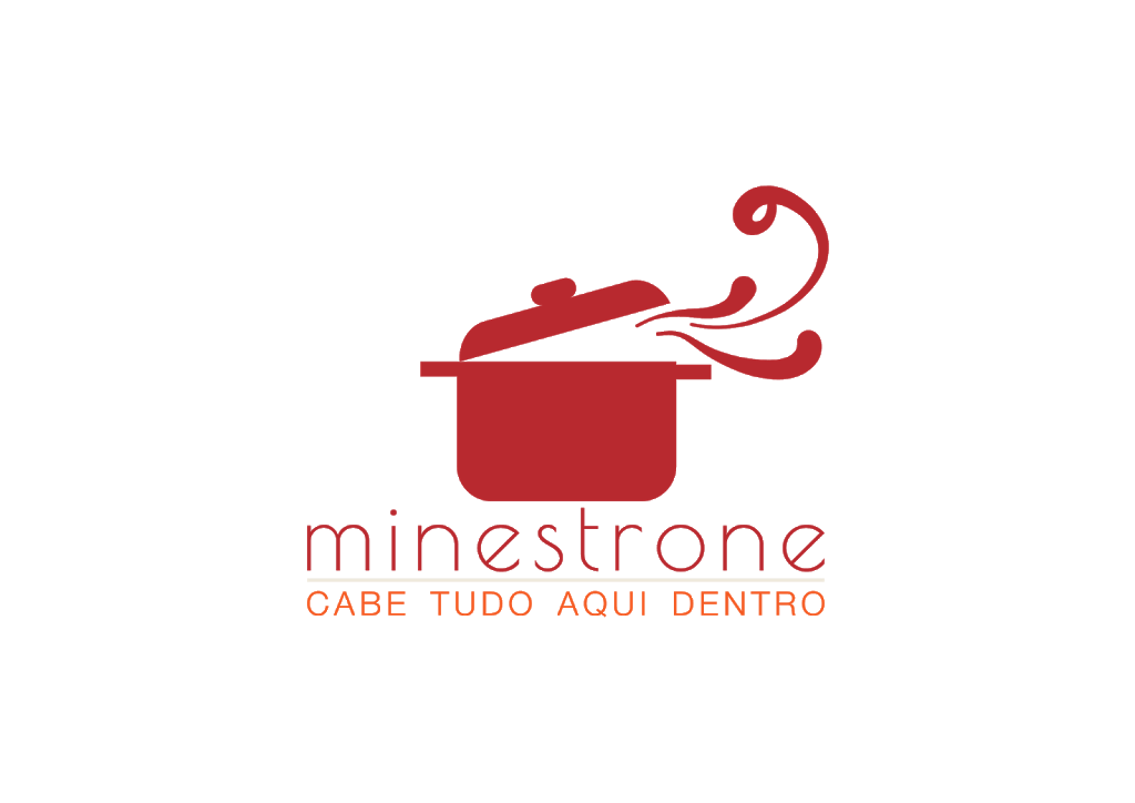 Logomarca do Minestrone - Cabe tudo aqui dentro